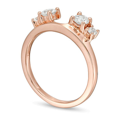 0.5 CT. TW Diamond Solitaire Enhancer in 14K Rose Gold
