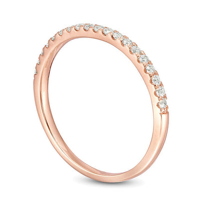 0.25 CT. TW Diamond Wedding Band in 10K Rose Gold