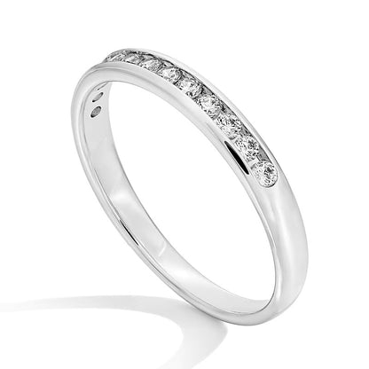 0.25 CT. TW Diamond Band in 14K White Gold