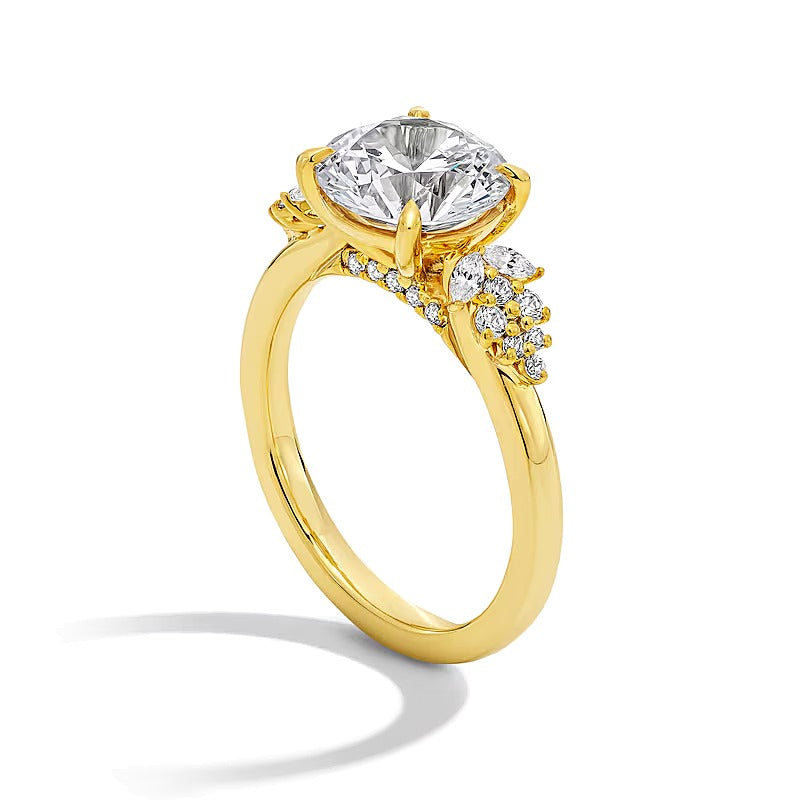 3.33 CT. TW Lab-Grown Diamond Engagement Ring in 14K Gold (F/VS2)