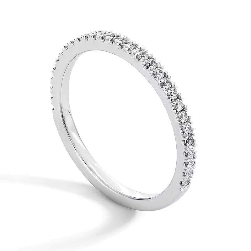 0.25 CT. TW Lab-Grown Diamond Band in 14K White Gold (F/SI2)
