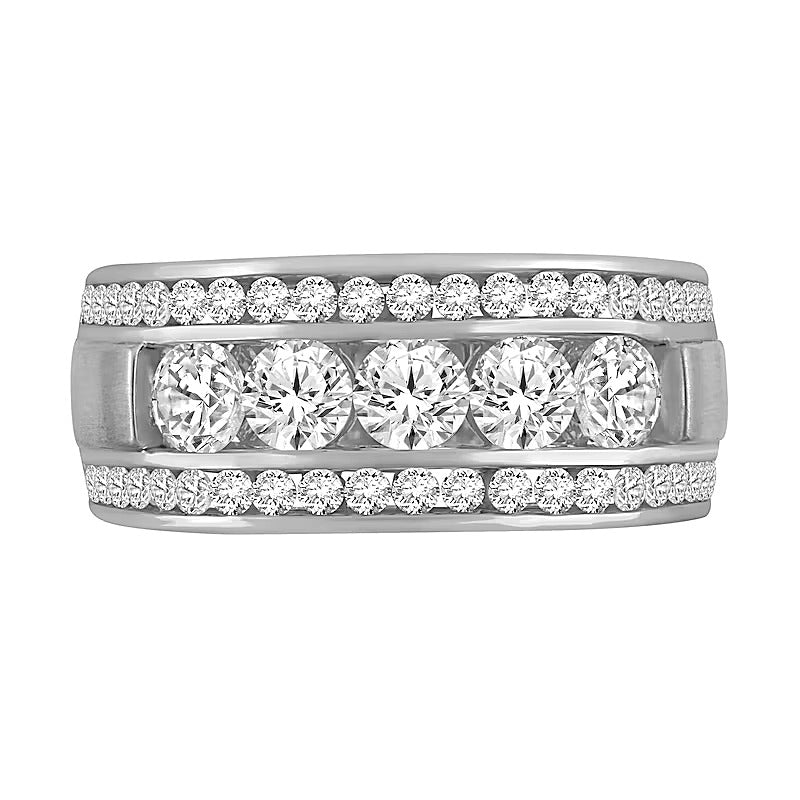 2.0 CT. TWCertified Lab-Grown Diamond Band in 14K White Gold (F/VS2)