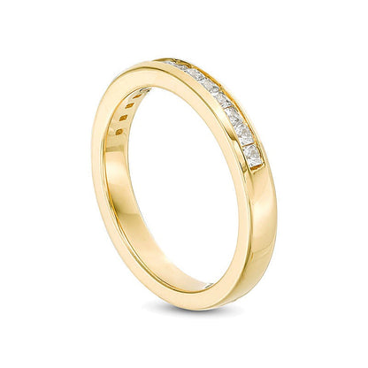 0.5 CT. TW Princess-Cut Diamond Wedding Band in 10K Gold