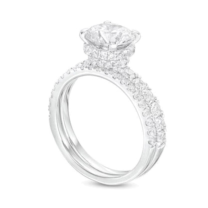3.0 CT. TW Lab-Grown Diamond Bridal Set in 14K White Gold (I/SI2)
