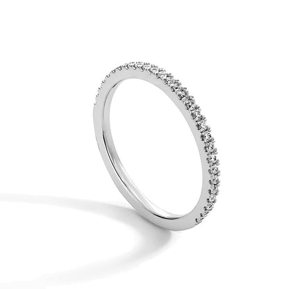 0.2 CT. TW Lab-Grown Diamond Band in 14K White Gold (I/SI2)