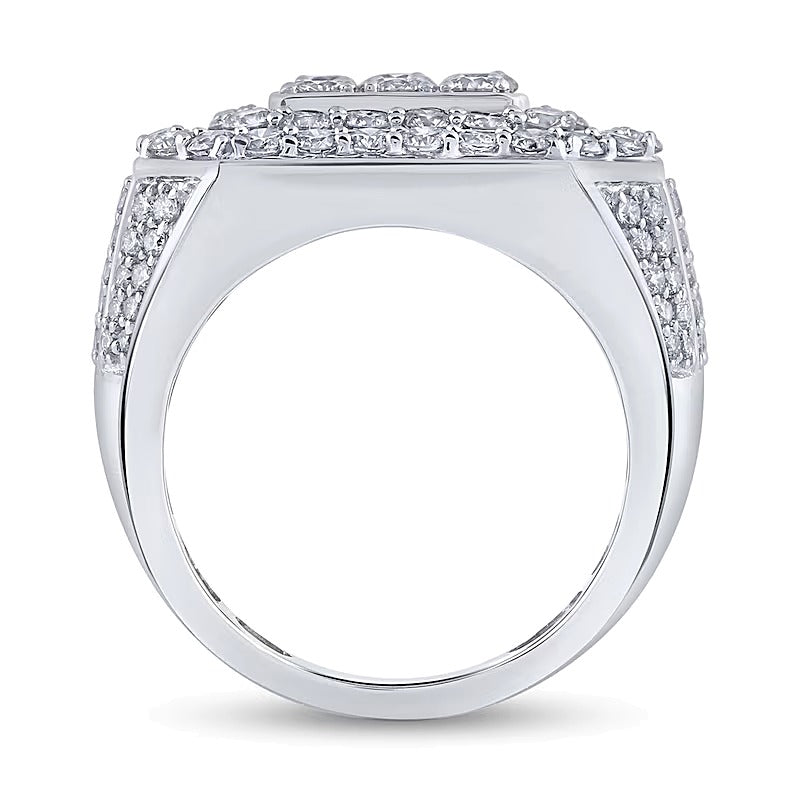 5.0 CT. TW Diamond Frame Ring in 10K White Gold