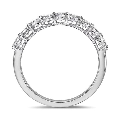 0.75 CT. TW Diamond Nine Stone Band in 10K White Gold (I/I2)