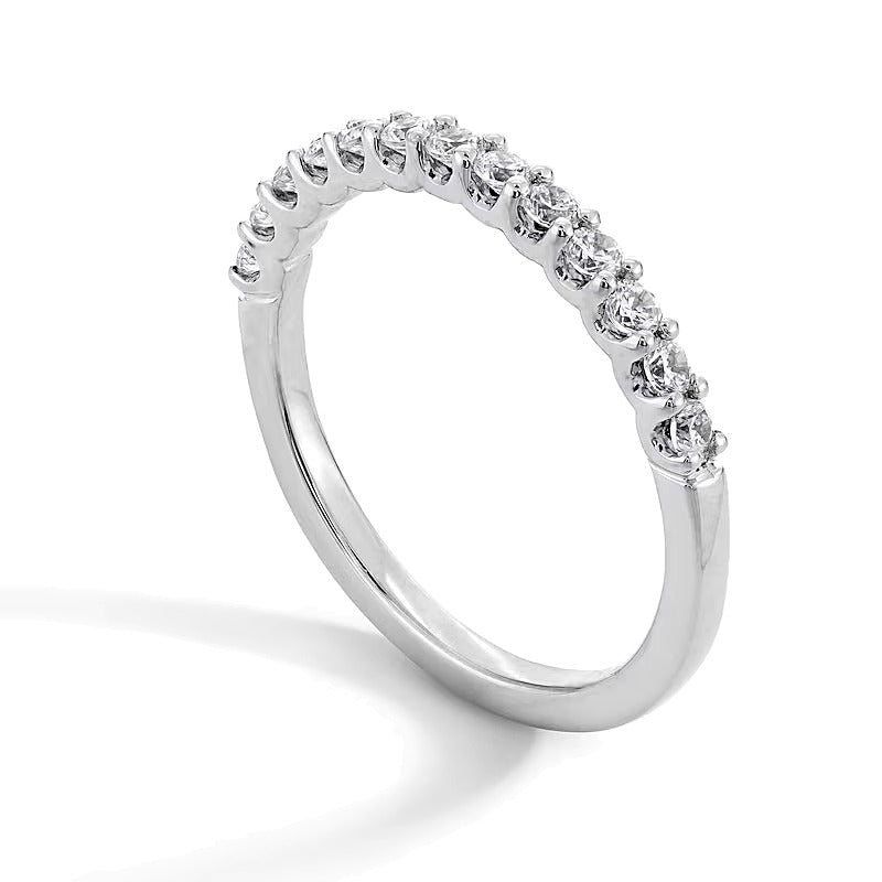 0.38 CT. TW Lab-Grown Diamond Band in 14K White Gold (F/SI2)