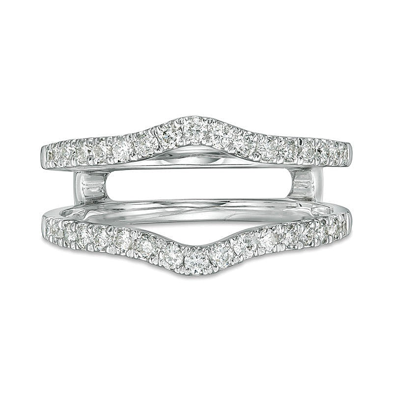 0.5 CT. TW Diamond Solitaire Enhancer in 14K White Gold