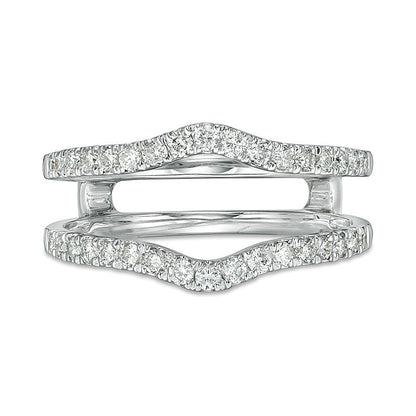 0.5 CT. TW Diamond Solitaire Enhancer in 14K White Gold