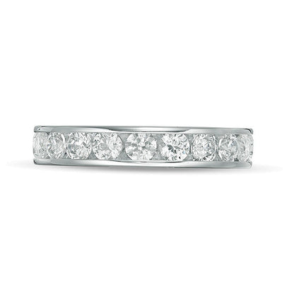 2.0 CT. TW Diamond Channel-Set Eternity Band in 14K White Gold (H/SI2)