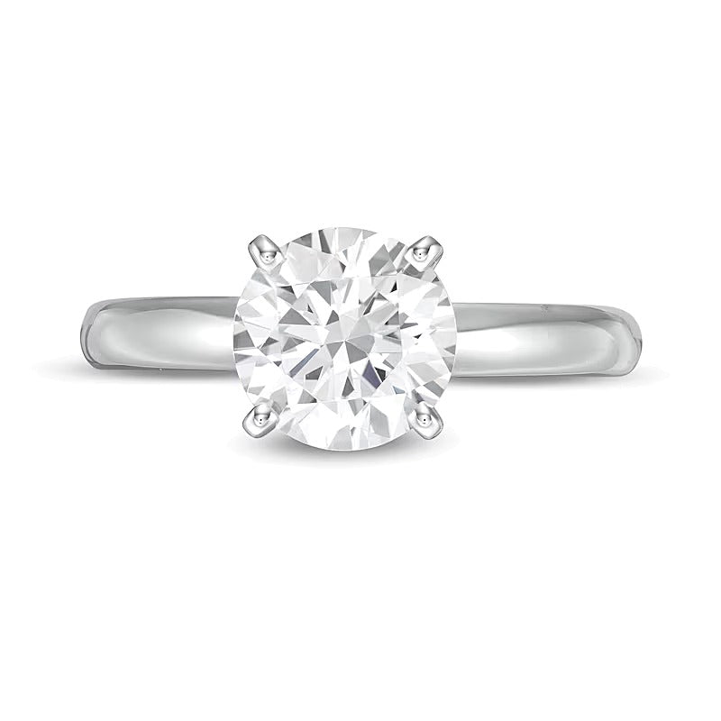 1.5 CT. Lab-Grown Diamond Solitaire Engagement Ring in 14K White Gold (F/VS2)