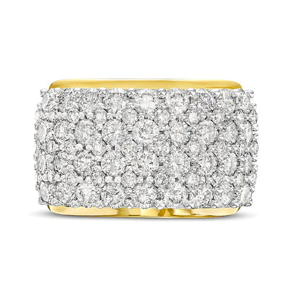 3.5 CT. TW Diamond Multi-Row Anniversary Band in 10K Gold