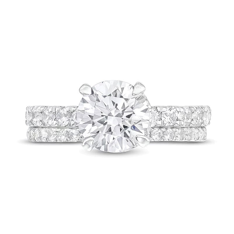 3.0 CT. TW Lab-Grown Diamond Bridal Set in 14K White Gold (I/SI2)