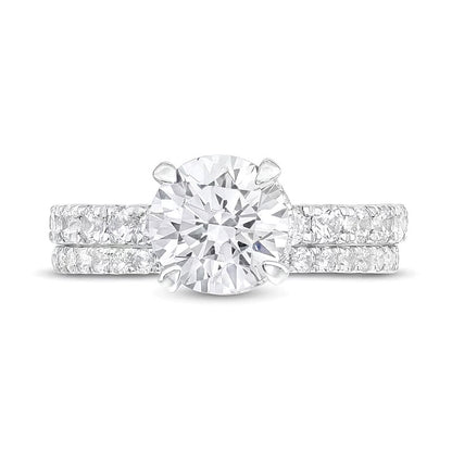 3.0 CT. TW Lab-Grown Diamond Bridal Set in 14K White Gold (I/SI2)