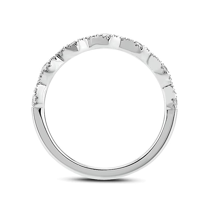1.0 CT. TW Diamond Cushion Frame Art Deco Vintage-Style Bridal Set in 10K Two-Tone Gold