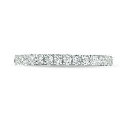 0.38 CT. TW Diamond Wedding Band in 10K White Gold
