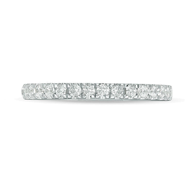 0.38 CT. TW Diamond Wedding Band in 10K White Gold