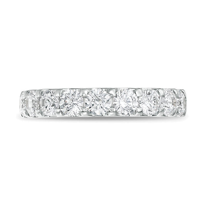 1.5 CT. TW Diamond Nine Stone Band in 14K White Gold (I/SI2)