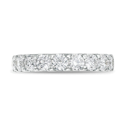 1.5 CT. TW Diamond Nine Stone Band in 14K White Gold (I/SI2)