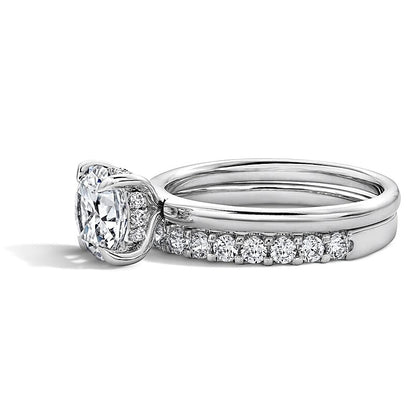 2.0 CT. TW Lab-Grown Diamond Bridal Set in 14K White Gold (F/VS2)