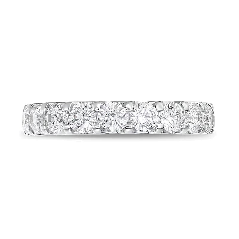 1.5 CT. TW Diamond Nine Stone Band in 14K White Gold (I/SI2)