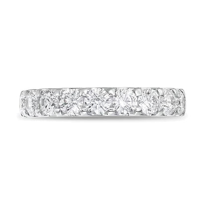 1.5 CT. TW Diamond Nine Stone Band in 14K White Gold (I/SI2)