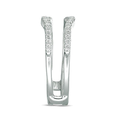 0.25 CT. TW Diamond Contour Solitaire Enhancer in 14K White Gold