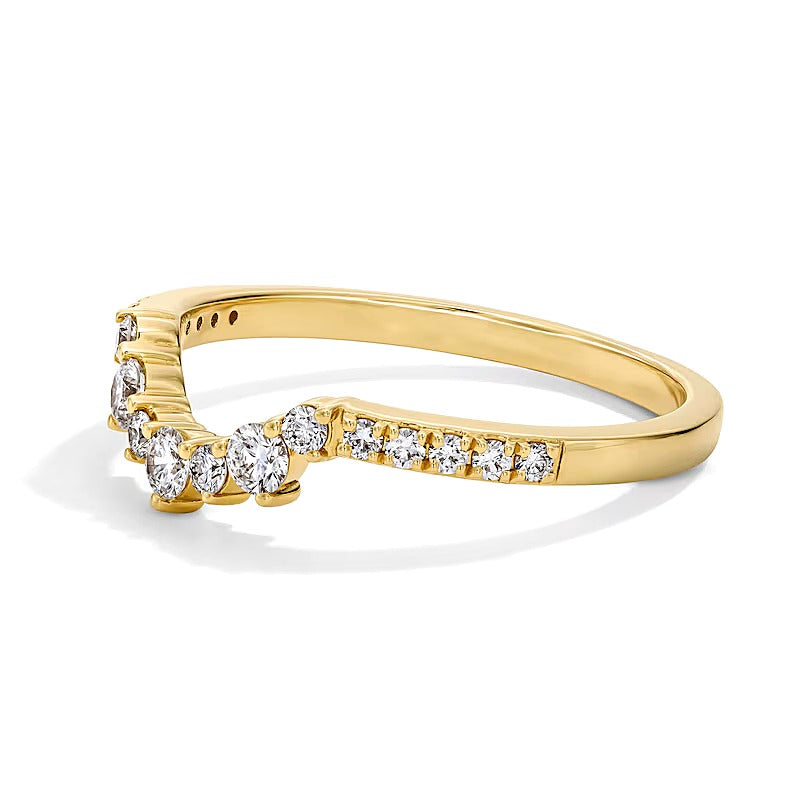 0.33 CT. TW Marquise-Cut Lab-Grown Diamond Solitaire Enhancer Ring in 14K Gold (F/VS2)