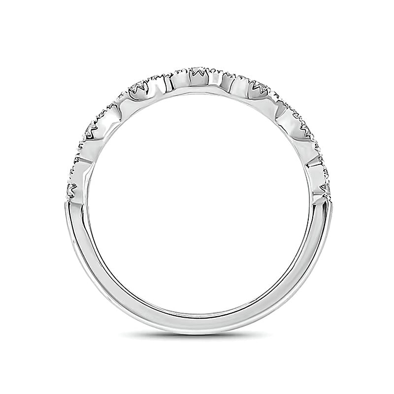 1.0 CT. TW Oval Diamond Frame Vintage-Style Bridal Set in 14K Two-Tone Gold