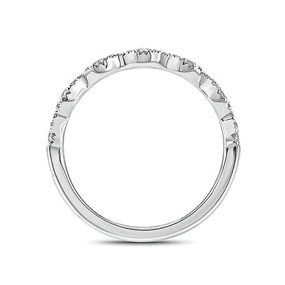 1.0 CT. TW Oval Diamond Frame Vintage-Style Bridal Set in 14K Two-Tone Gold
