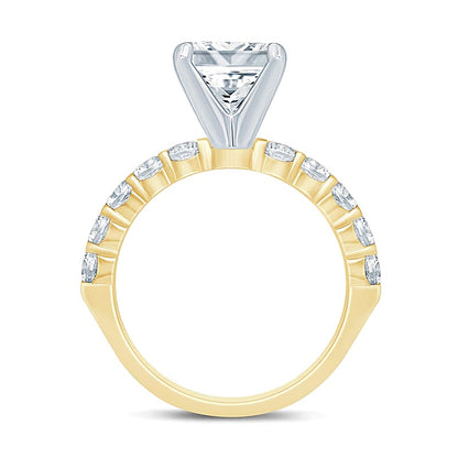 2.5 CT. TW Princess-Cut Diamond Engagement Ring in 14K Gold (I/I2)