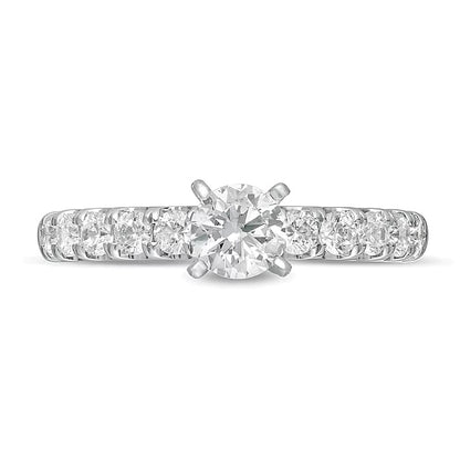1.0 CT. TW Diamond Engagement Ring in 10K White Gold