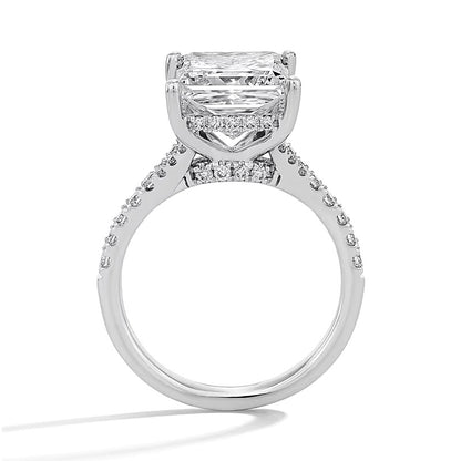 4.5 CT. TW Princess-Cut Lab-Grown Diamond Split Shank Engagement Ring in 14K White Gold (F/SI2)