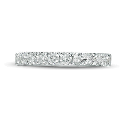 0.88 CT. TW Diamond Wedding Band in 10K White Gold