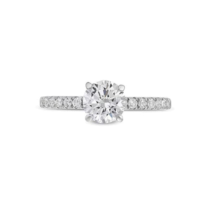 1.2 CT. TW Diamond Engagement Ring in 14K White Gold