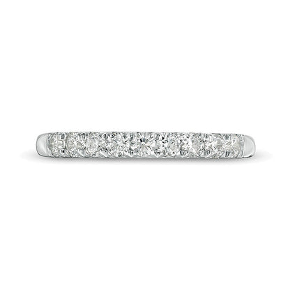 0.38 CT. TW Diamond Nine Stone Anniversary Band in 10K White Gold