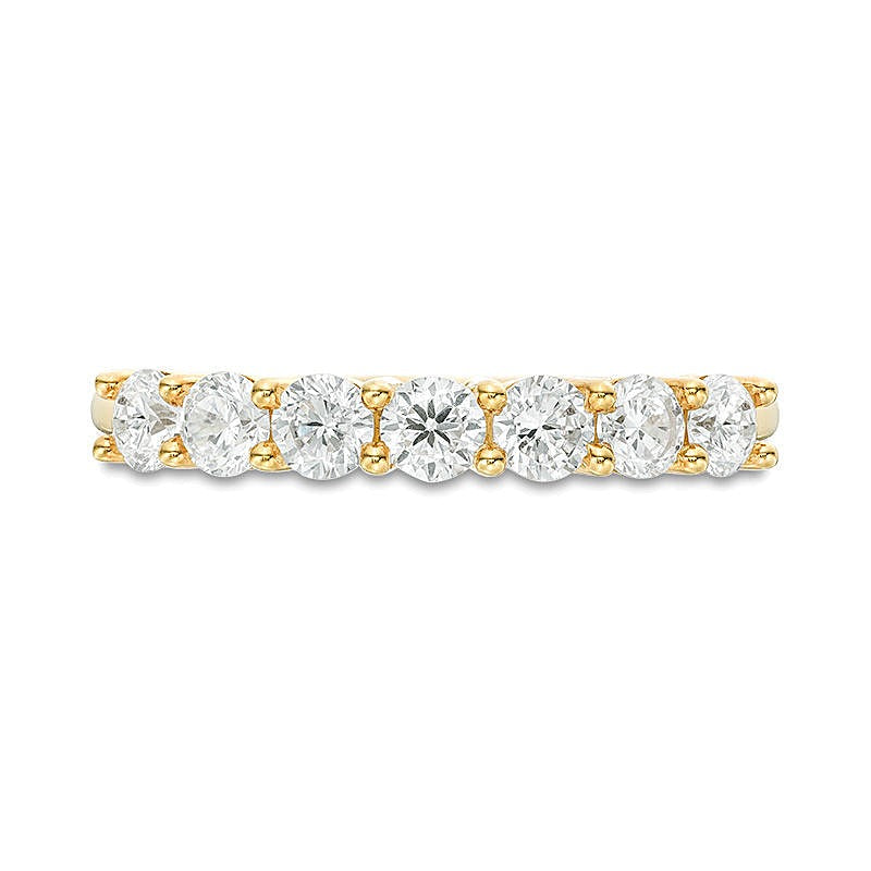 1.0 CT. TW Diamond Seven Stone Anniversary Band in 10K Gold