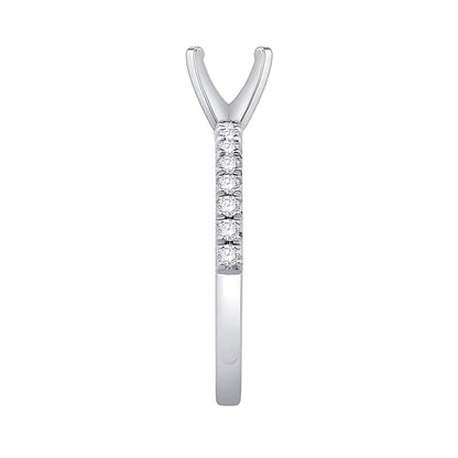 0.33 CT. TW Diamond Solitaire Semi Mount in 14K White Gold