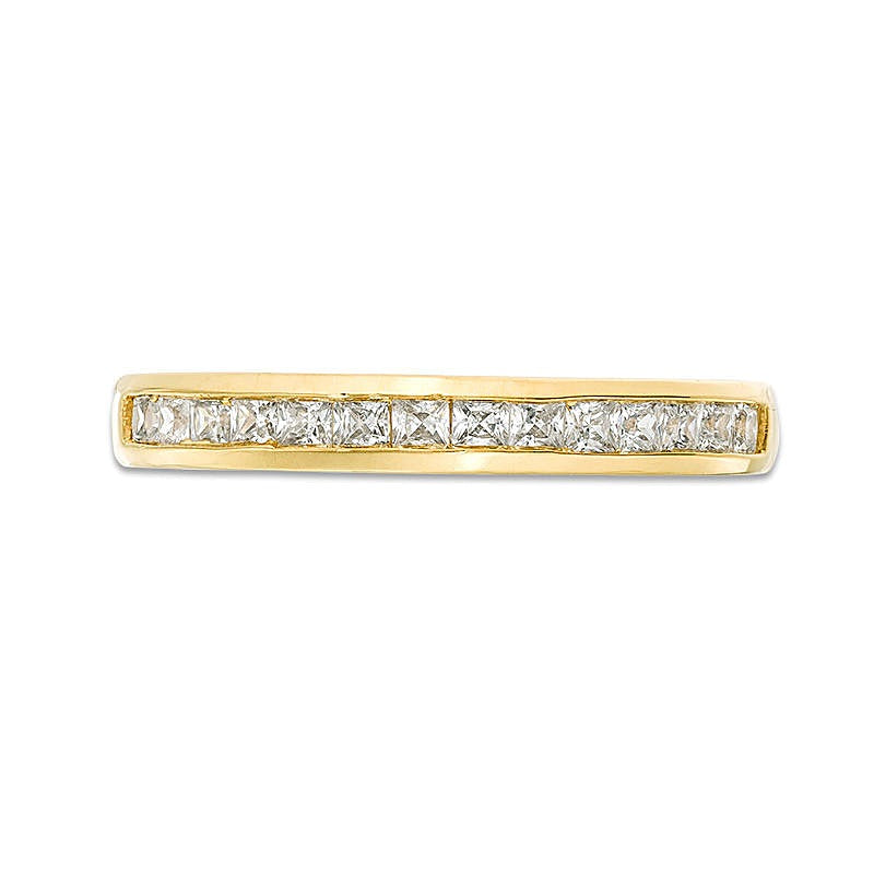 0.5 CT. TW Princess-Cut Diamond Wedding Band in 10K Gold