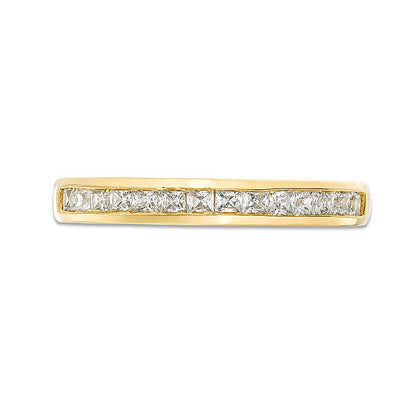 0.5 CT. TW Princess-Cut Diamond Wedding Band in 10K Gold
