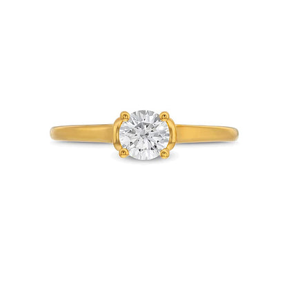 0.5 CT. Diamond Solitaire Engagement Ring in 14K Gold