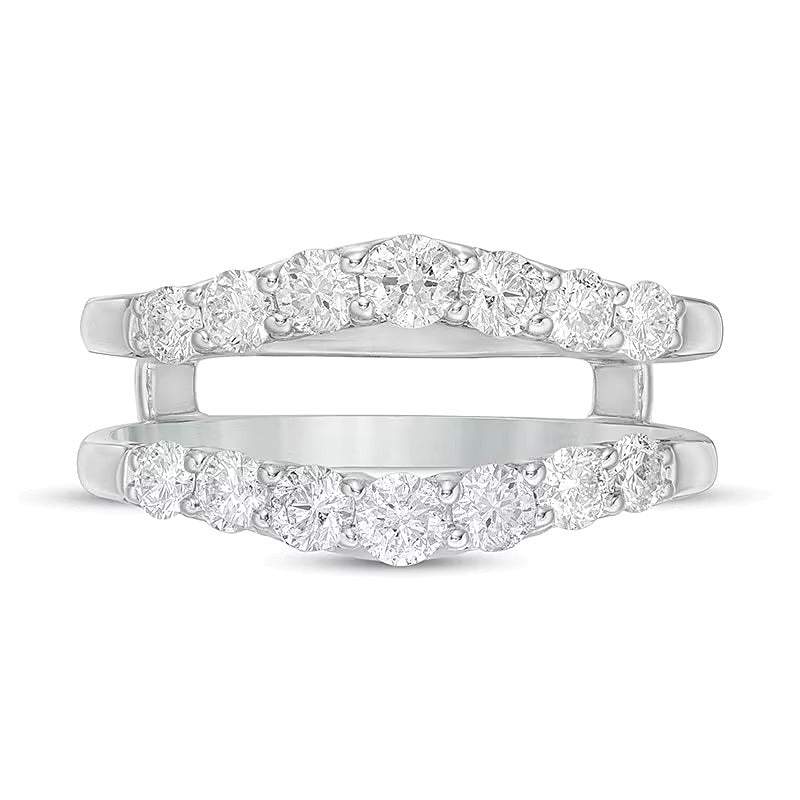 1.0 CT. TW Diamond Solitaire Enhancer in 14K White Gold