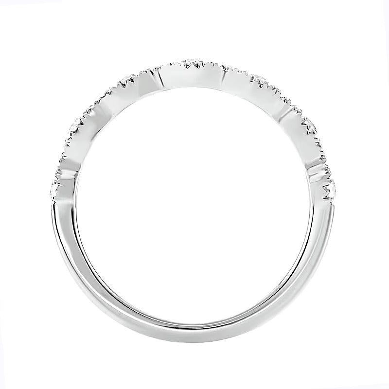 1.0 CT. TW Pear-Shaped Diamond Frame Art Deco Vintage-Style Bridal Set in 14K Two-Tone Gold