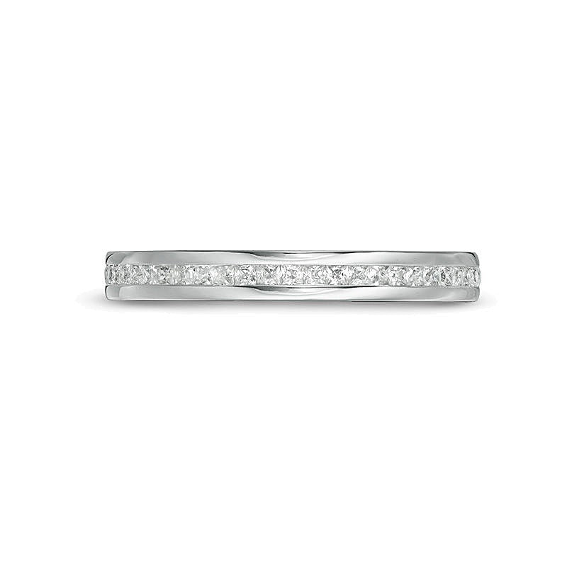 0.5 CT. TW Princess-Cut Diamond Eternity Band in 14K White Gold (H/SI2)