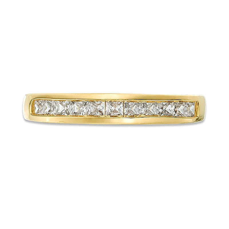 0.63 CT. TW Princess-Cut Diamond Wedding Band in 10K Gold