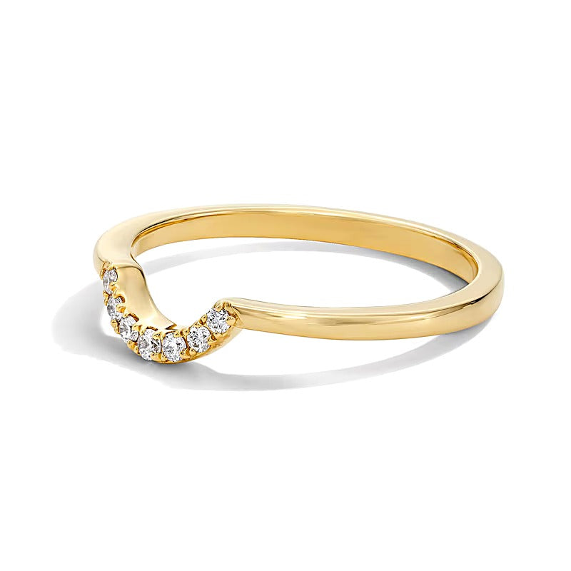 0.07 CT. TW Lab-Grown Diamond Solitaire Enhancer Ring in 14K Gold (F/VS2)