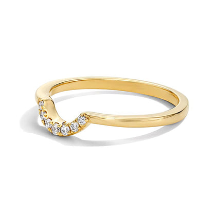 0.07 CT. TW Lab-Grown Diamond Solitaire Enhancer Ring in 14K Gold (F/VS2)