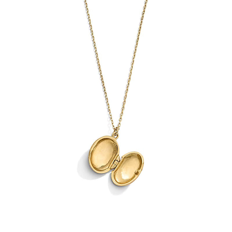 Oval Locket in 10K Gold