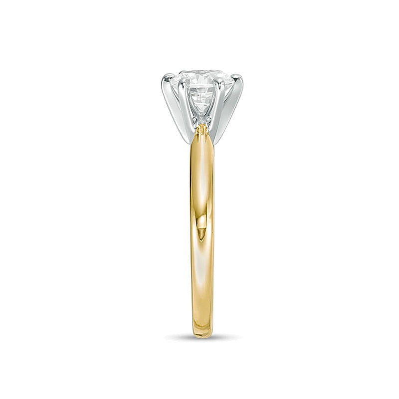 1.0 CT. Diamond Solitaire Engagement Ring in 14K Gold (I/I2)